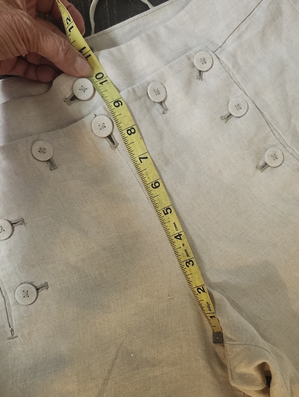 J. Crew Linen Sailor Pants Wide Leg Vintage Style Size 10 - Picture 5 of 10